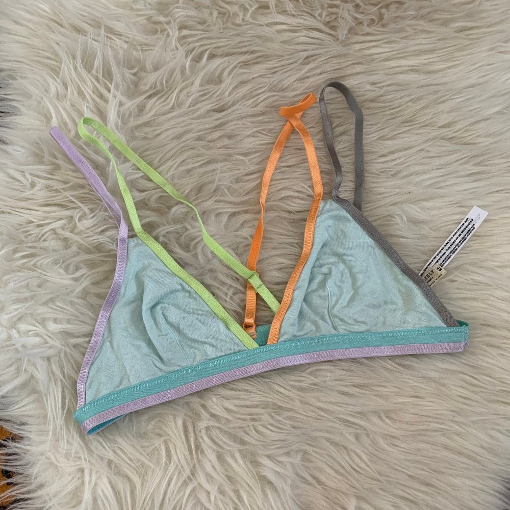 free people Strappy Back Bralette in Multicolored